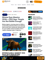Bitwise Eyes Massive 2026—CEO Says ‘People Are Not Bullish Enough’ – Bitcoin News