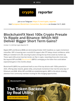 BlockchainFX Next 100x Crypto Presale Vs Ripple and Binance: Which Will Deliver Bigger Short Term Gains?