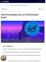 XLM Price Breaks Out: Is $1.59 the Next Stop?
