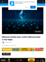 Ethereum Activity Soars: Active Addresses Near 2-Year Highs