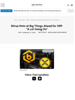 Bitrue Hints at Big Things Ahead for XRP: “A Lot Going On”