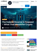Fed Policy Trap Fuels Crypto Market Outlook