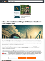 Solana Price Prediction: SOL Eyes $100 Breakout as Macro Chart Targets $400