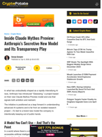 Inside Claude Mythos Preview: Anthropic's Secretive New Model and Its Transparency Play