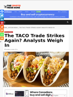 The TACO Trade Strikes Again? Analysts Weigh In - The Crypto News Wire