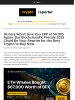 History Won’t Give You XRP at $0.005 Again: But BlockchainFX Presale 2025 Could Be Your Rewrite for the Best Crypto to Buy Now