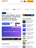 Own Your Name. Use It Everywhere: Freename Domains Come to Bitcoin.com Wallet – Press release Bitcoin News