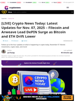 [LIVE] Crypto News Today: Latest Updates for Nov. 07, 2025 