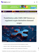 TradeStation adds CME’s XRP futures as regulated crypto derivatives demand surges - CoinJournal