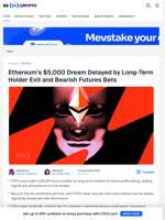 ETH's Price Rally to $5,000 Stalls, No Thanks To These Investors