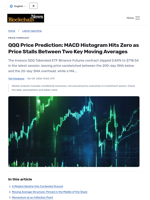 QQQ Price Prediction: MACD Histogram Hits Zero as Price Stalls Between Two Key Moving Averages - Blockchain.News