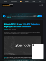 Bitcoin (BTC) Drops 13%, ETF Rejection Highlights Bearish Sentiment - Blockchain.News
