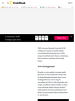 XRP Price News: Plunges 5% as Bitcoin Falls Under $93,000