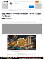 Top Trader Reveals Bitcoin Price Target for June