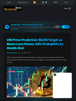 UNI Price Prediction: $3.50 Target as Bears Lose Steam, 65% Probability by Month-End - Blockchain.News