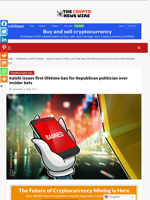 Kalshi issues first lifetime ban for Republican politician over insider bets - The Crypto News Wire