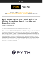 Pyth Network Partners With Kalshi to Deliver Real-Time Prediction Market Data Onchain