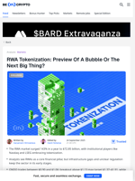 RWA Tokenization: Preview Of A Bubble Or The Next Big Thing?