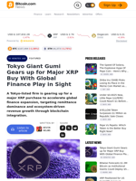 Tokyo Giant Gumi Gears up for Major XRP Buy With Global Finance Play in Sight – Featured Bitcoin News