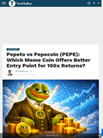 Pepeto vs Pepecoin (PEPE): Which Coin to Choose for 100x Returns? - TechBullion