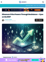 Ethereum Price Powers Through Resistance — Eyes on $2,000?