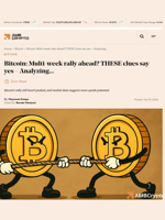 Bitcoin: Multi-week rally ahead? THESE clues say yes - Analyzing... - AMBCrypto