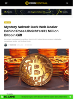 Mystery Solved: Dark Web Dealer Behind Ross Ulbricht's $31 Million Bitcoin Gift - CoinCentral