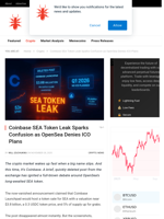 Coinbase SEA Token Leak Sparks Confusion as OpenSea Denies ICO Plans - NullTX