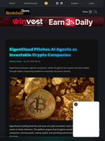 EigenCloud Pitches AI Agents as Investable Crypto Companies - Blockchain.News