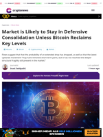 Market is Likely to Stay in Defensive Consolidation Unless Bitcoin Reclaims Key Levels