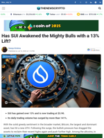 Has SUI Awakened the Mighty Bulls with a 13% Lift?