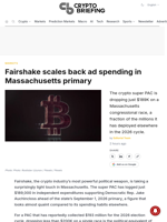 Fairshake scales back ad spending in Massachusetts primary