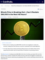 Bitcoin Price is Breaking Out—Can it Reclaim $66,000 in the Next 48 Hours?