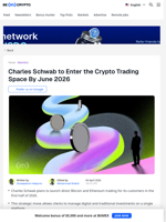 Charles Schwab Moves Into Bitcoin and Ethereum Trading