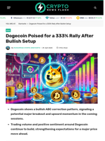 Dogecoin Poised for a 333% Rally After Bullish Setup - Crypto News Flash