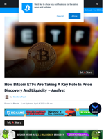 How Bitcoin ETFs Are Taking A Key Role In Price Discovery And Liquidity - Analyst | Bitcoinist.com