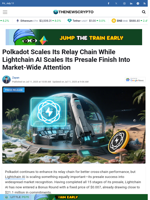Polkadot Scales Its Relay Chain While Lightchain AI Scales Its Presale Finish Into Market-Wide Attention