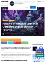 Pi News: Pi Network Launches Gargoura Digital Bank on Testnet | Live Bitcoin News