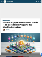 Islamic Crypto Investment Guide – 13 Best Halal Projects for Muslim Investors - TechBullion