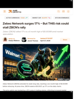 Zebec Network surges 17% - But THIS risk could stall ZBCN’s rally - AMBCrypto