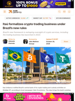 Itaú formalizes crypto trading business under Brazil’s new rules - AMBCrypto