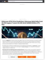 Ethereum (ETH) Price Prediction: Ethereum Bulls Rally from $3,700 Support Toward $4,300 Amid $280M BitMine ETH Buy - Brave New Coin
