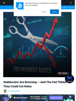 Stablecoins Are Booming — And The Fed Thinks They Could Cut Rates | Bitcoinist.com