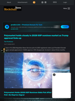 Polymarket holds steady in 2028 GOP nominee market as Trump approval ticks up - Blockchain.News