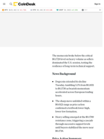 DOGE Price News: Dogecoin Near Make-or-Break Zone After Fresh Bitcoin Slide