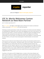 CfC St. Moritz Welcomes Canton Network as New Main Partner