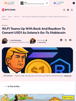 WLFI Bonk Raydium Partner Up To Expand USD1 On Solana