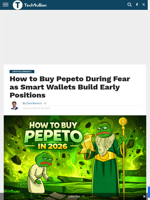 How to Buy Pepeto During Fear as Smart Wallets Build Early Positions - TechBullion