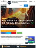 Matt Hougan Flags 4 Bitcoin Bull Market Catalysts