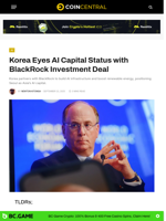 Korea Eyes AI Capital Status with BlackRock Investment Deal - CoinCentral